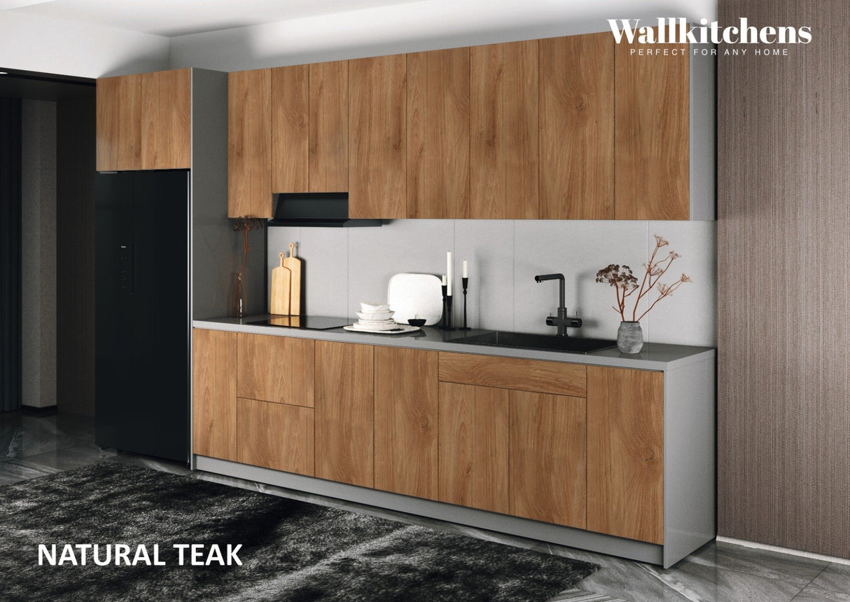 Kitchen Timeless Collection Natural Teak Color Base Size 13Ft Wide