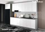 Kitchen Timeless Collection White Matte Color Base Size 13Ft Wide