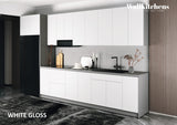 Kitchen Timeless Collection White Gloss Color Base Size 13Ft Wide