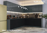 Kitchen Culinary Collection Black Color & Gray Base Size 10Ft Wide