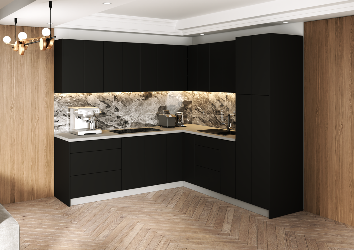 Kitchen Urban Collection Black Color Base Size 8x8Ft Wide