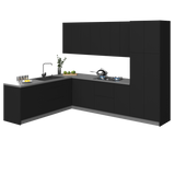 Kitchen Harmony Collection Black Color Base Size 8x10Ft Wide