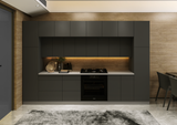 Kitchen Luxe Collection Black Color Base Size 12Ft Wide