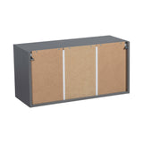 36" x 18" x 24" Wall Cabinet-Double Door-Grey