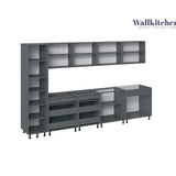 Kitchen Elegant Collection Gray Color Base Size 11Ft Wide