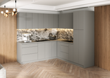 Kitchen Urban Collection Gray Color Base Size 8x8Ft Wide