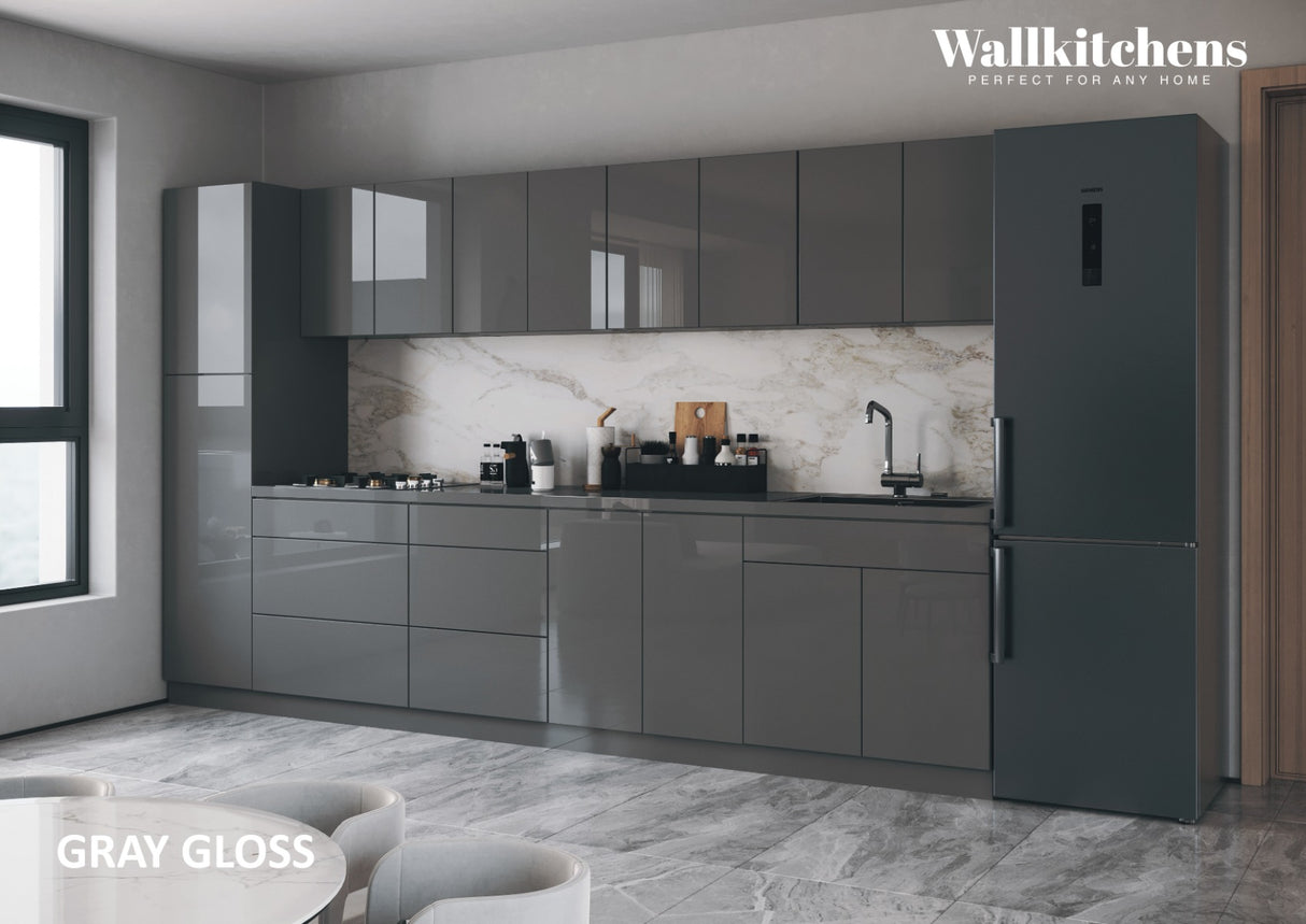Kitchen Elegant Collection Gray Color Base Size 11Ft Wide