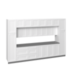 Kitchen Luxe Collection White Matte Color Base Size 12Ft Wide